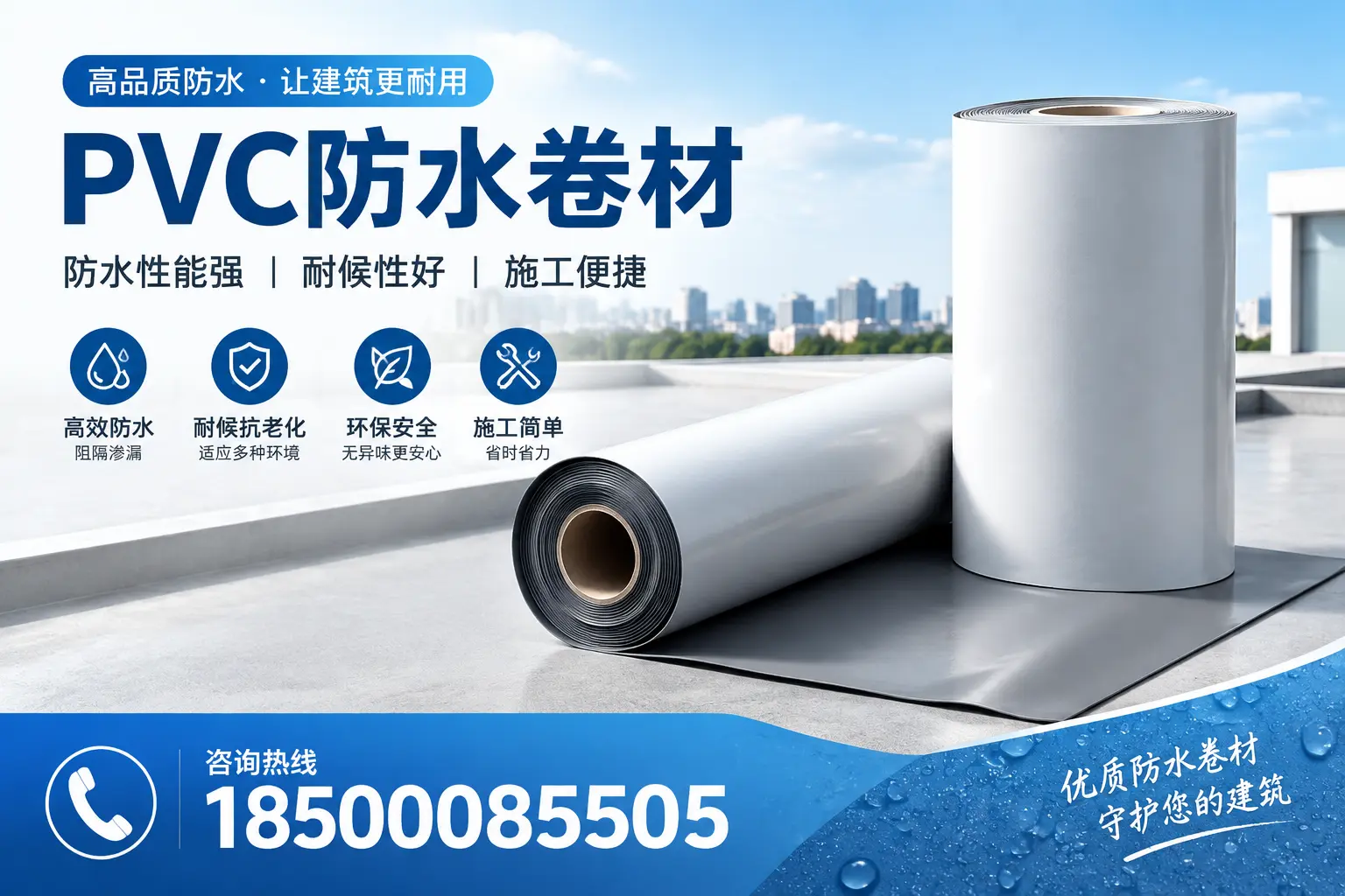 PVC防水卷材的维护保养秘籍，保障安庆客户的投资